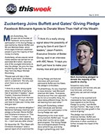 Click for pdf: Zuckerberg Joins Buffett and Gates' Giving Pledge