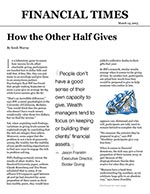 Click for pdf: How the Other Half Gives