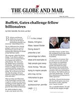 Click for pdf: Buffett, Gates challenge fellow billionaires