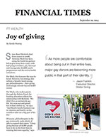 Click for pdf: Joy of Giving