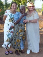 Levani (on left) and her mother (on right) with "Granny" - who raised 15 AIDs orphans
